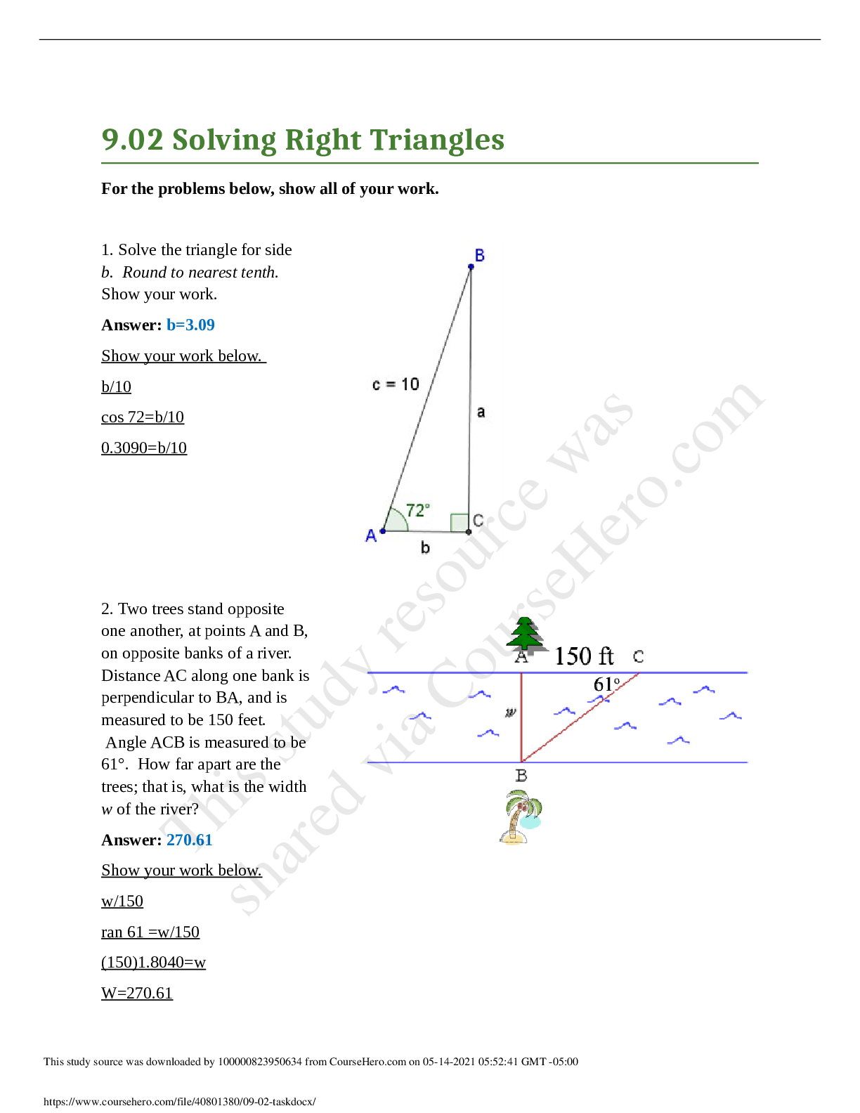 Preview image of Auburn High School, AuburnMATH 10109-02_task. document