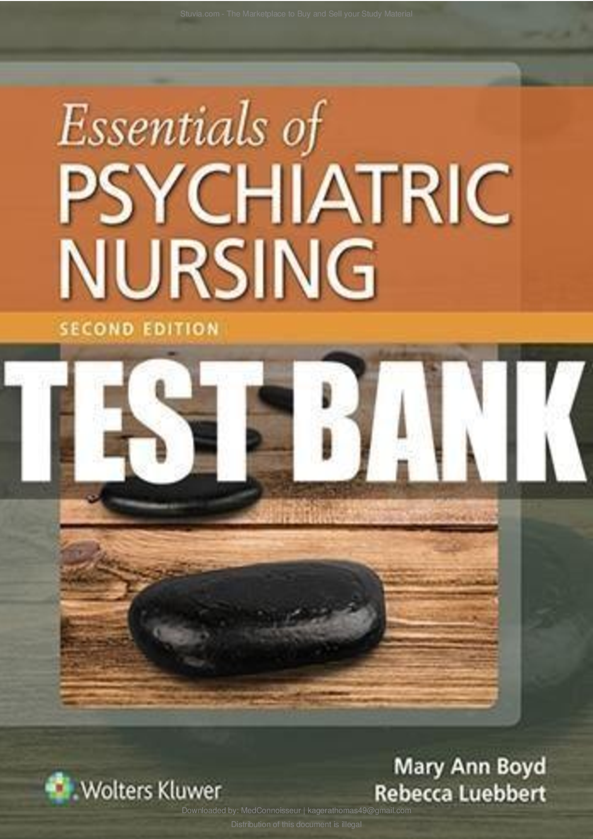 Recommended document preview for Essentials of Psychiatric Nursing 2nd Edition Boyd TEST BANK