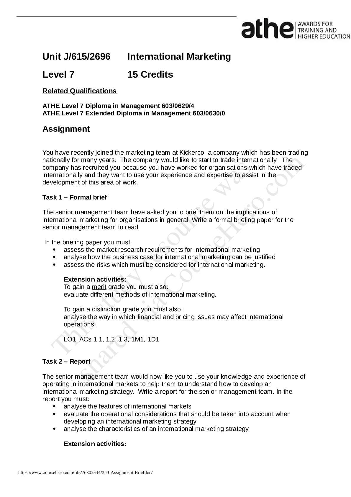 Preview image of London Met - COMPUTING 911253 Assignment Brief. document