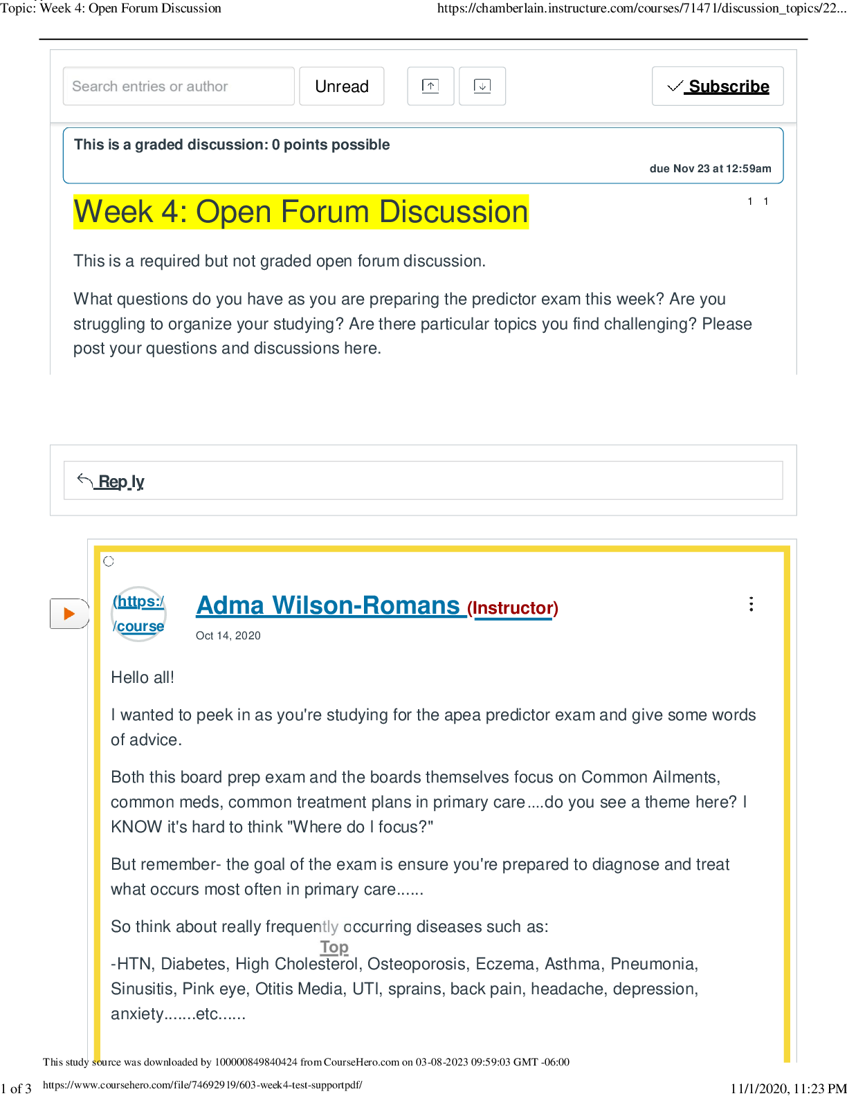 Preview image of NR 603 WEEK 4 OPEN FORUM DISCUSSION document