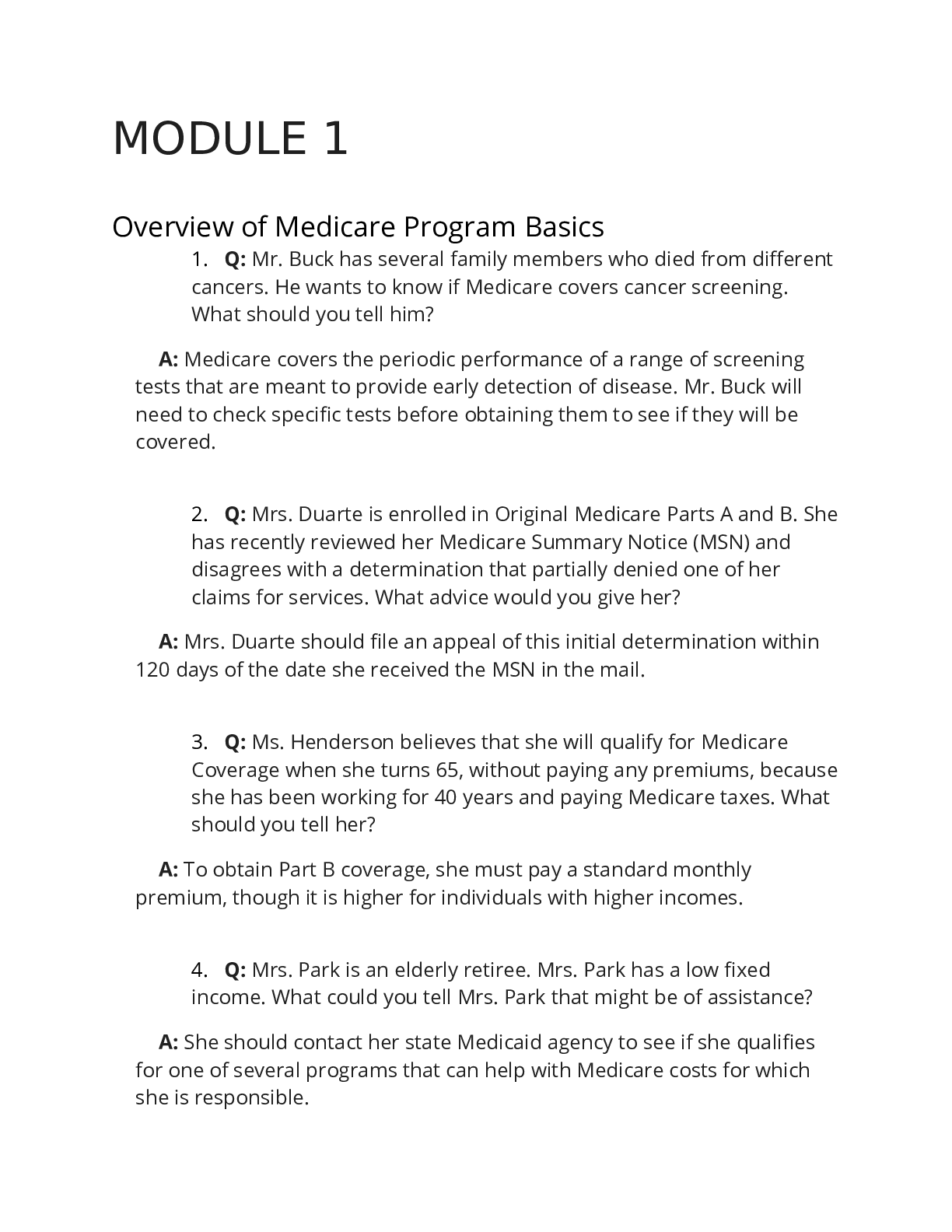 Preview image for AHIP Module 1,2,3,4,5 Plus NONDISCRIMINATION TRAINING,FRAUD, WASTE, AND ABUSE and COMPLIANCE-  Test Questions and Answers (100% Verified) Full Solution Pack