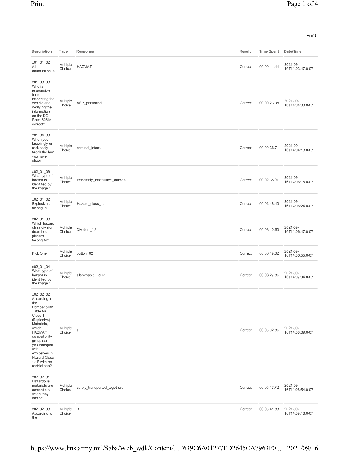 Preview of AMMO 67 Exam - Final PASS (100%) Questions and Answers (2022/2023) (Verified Answers)