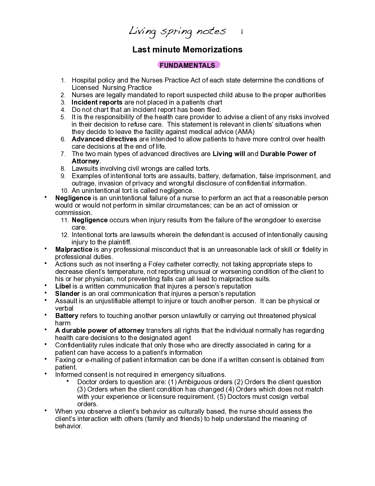 Preview image of ATI COMPREHENSIVE REVIEW, STUDY NOTES (SPRING 2017) document