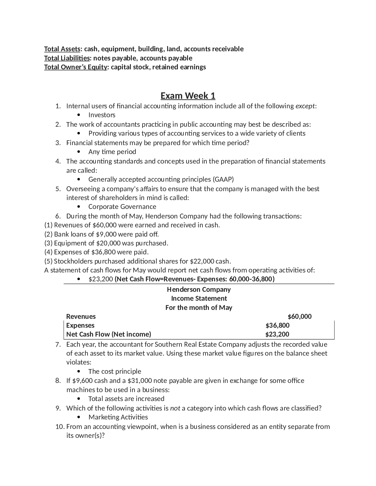 Preview image of Accounting Test Guides. document