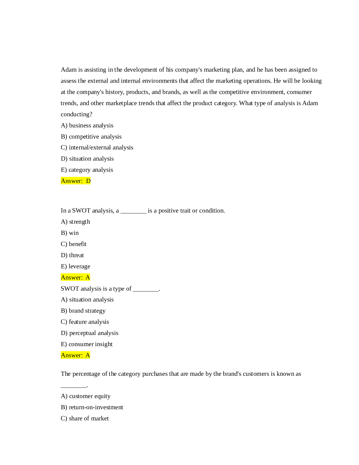Preview image for BUSINESSAU 571 CORRECT EXAM QUESTIONS AND ANSWERS 2021