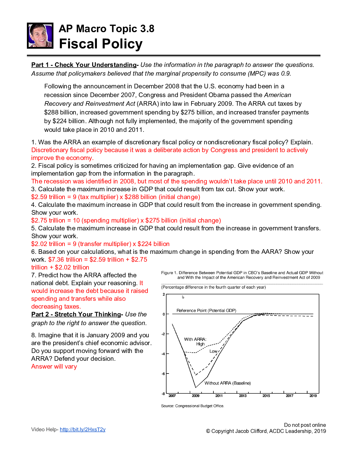 Preview of Lone Star College System ECON 1301 Answer_Key_Macro_Topic_3.8A-_Fiscal_Policy