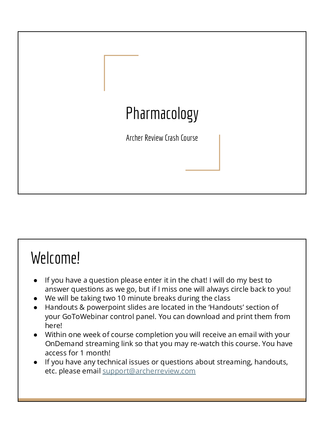 Preview image for NCLEX Pharmacology Archer Review Crash Course