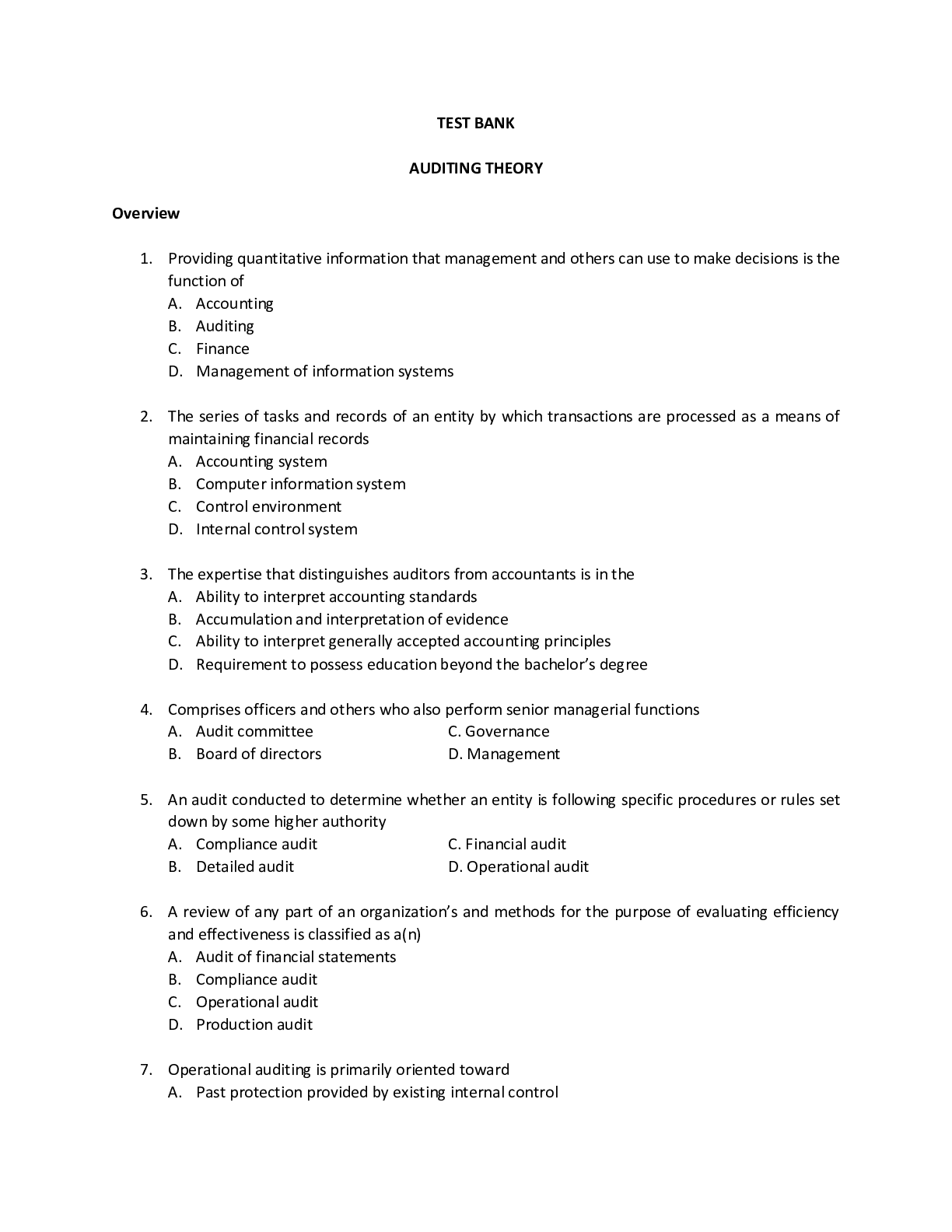 Preview image of Auditing Theory_Test Bank_2020.pdf document