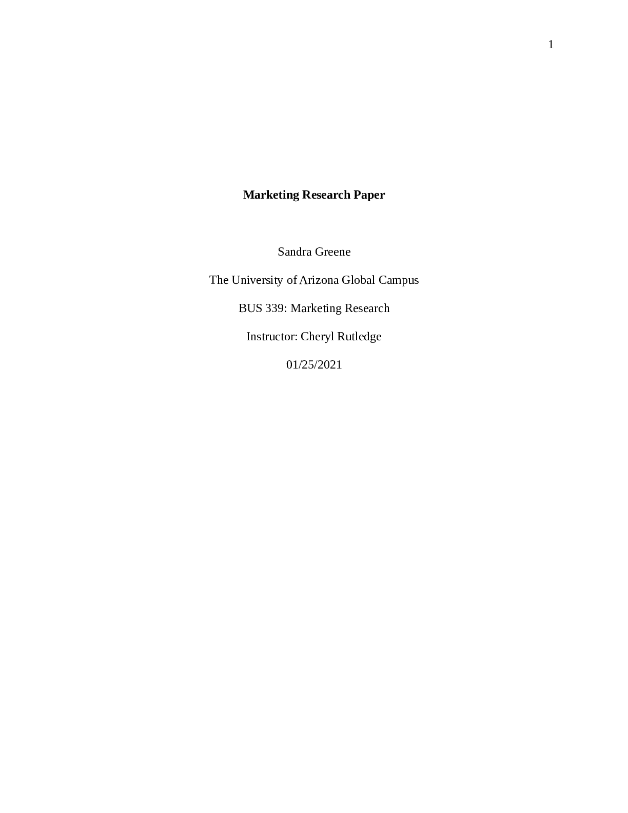 Preview image of BUS 339 Final Paper. well elaborated document