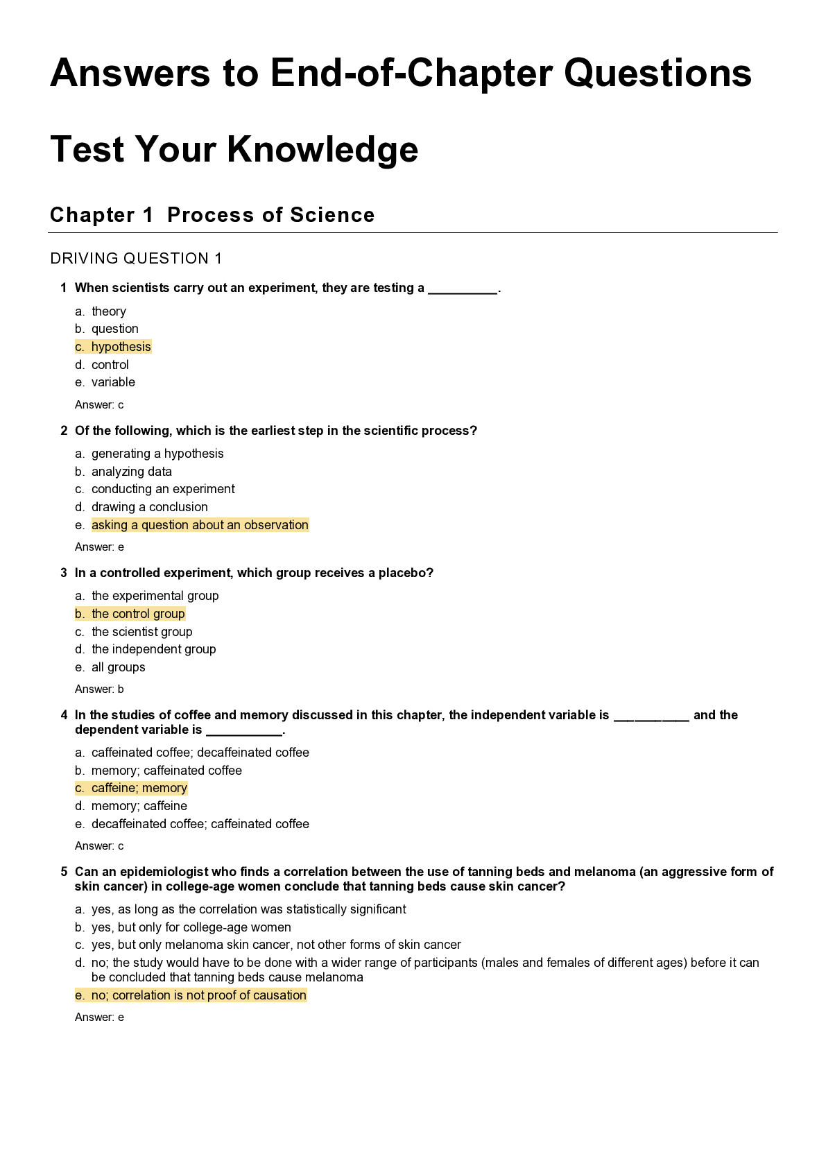 Preview of University of Tennessee BIOL 101 Biology 101 - Quiz & Qs Answr Key.COMPLETELY GRADED A+
