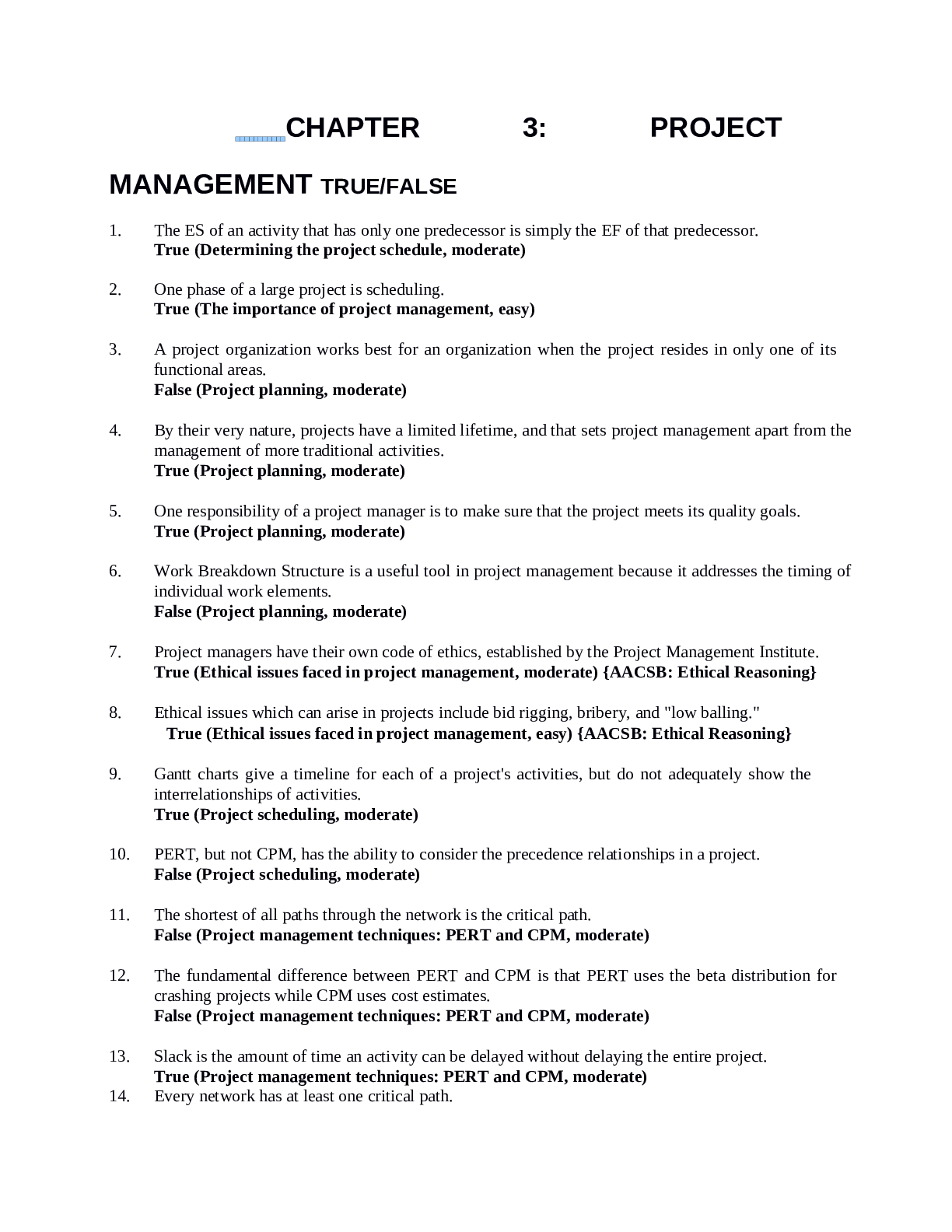 Preview image of Troy University - MGT 3373CHAPTER 3 document