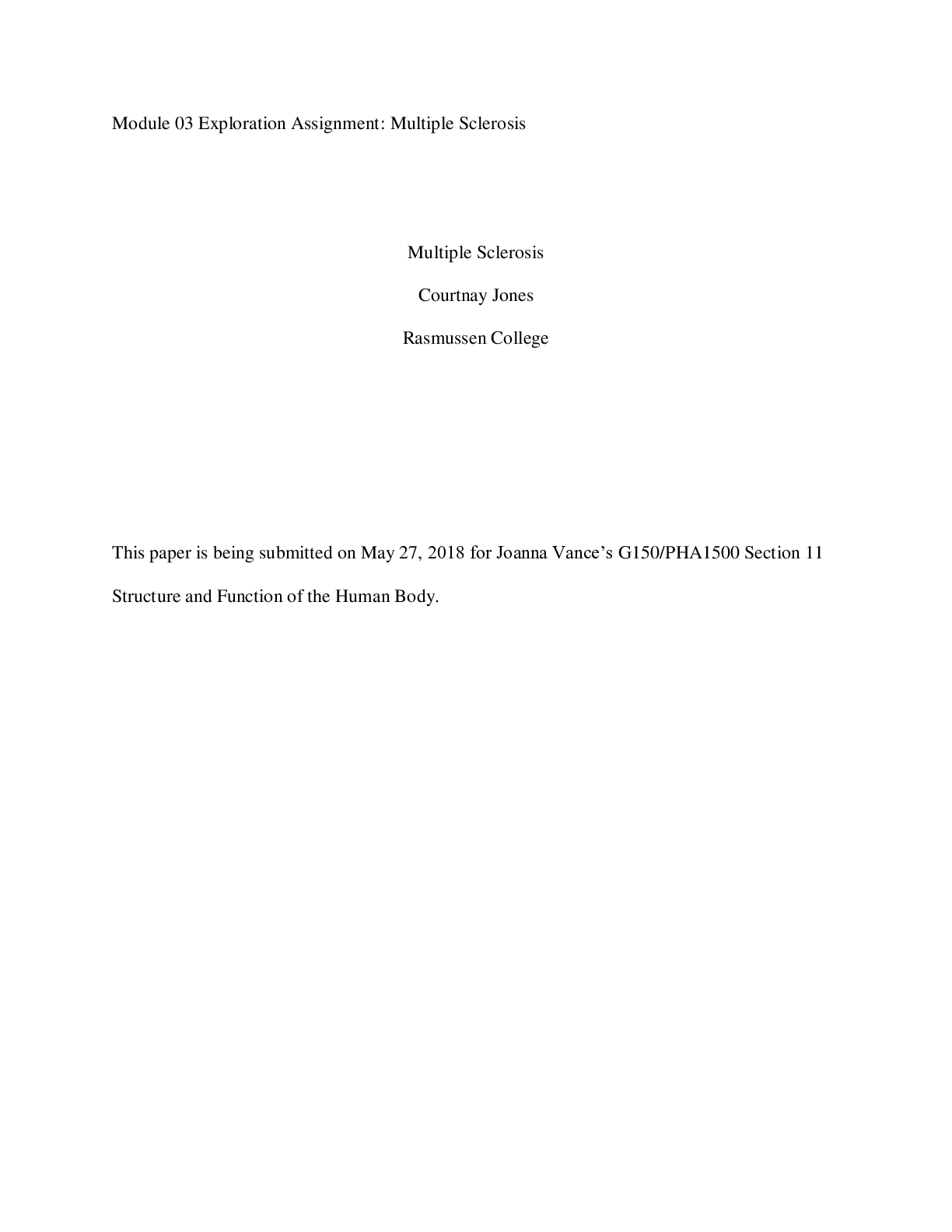 Preview image of PHA 1500 document