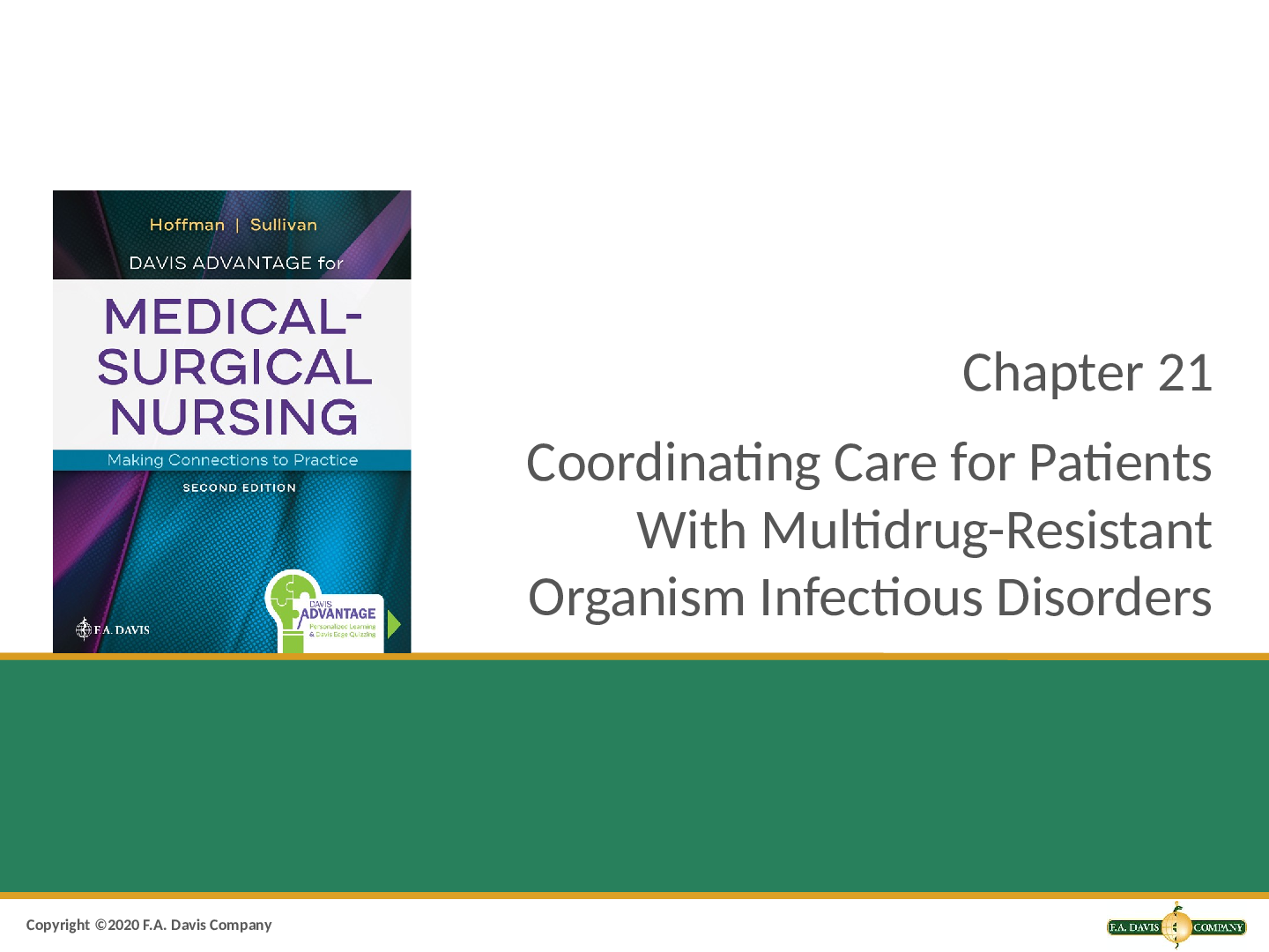 Preview image for Chapter 21 Coordinating Care for Patients With Multidrug-Resistant Organism Infectious Disorders