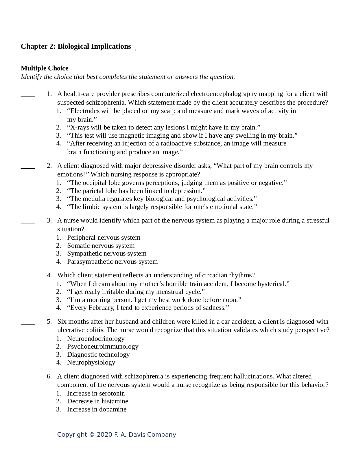 Preview image of Chapter 2: Biological Implications document