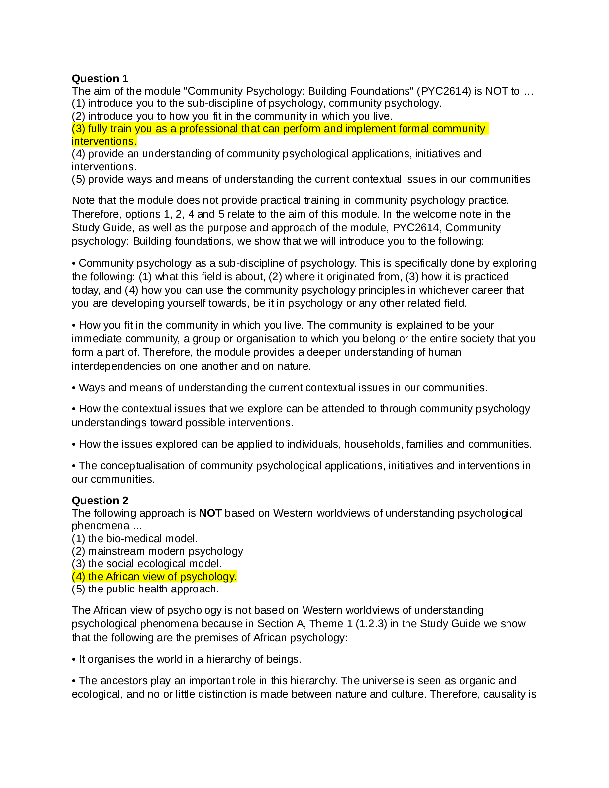 Preview image for Community_Psychology_Questions_and_Answers.