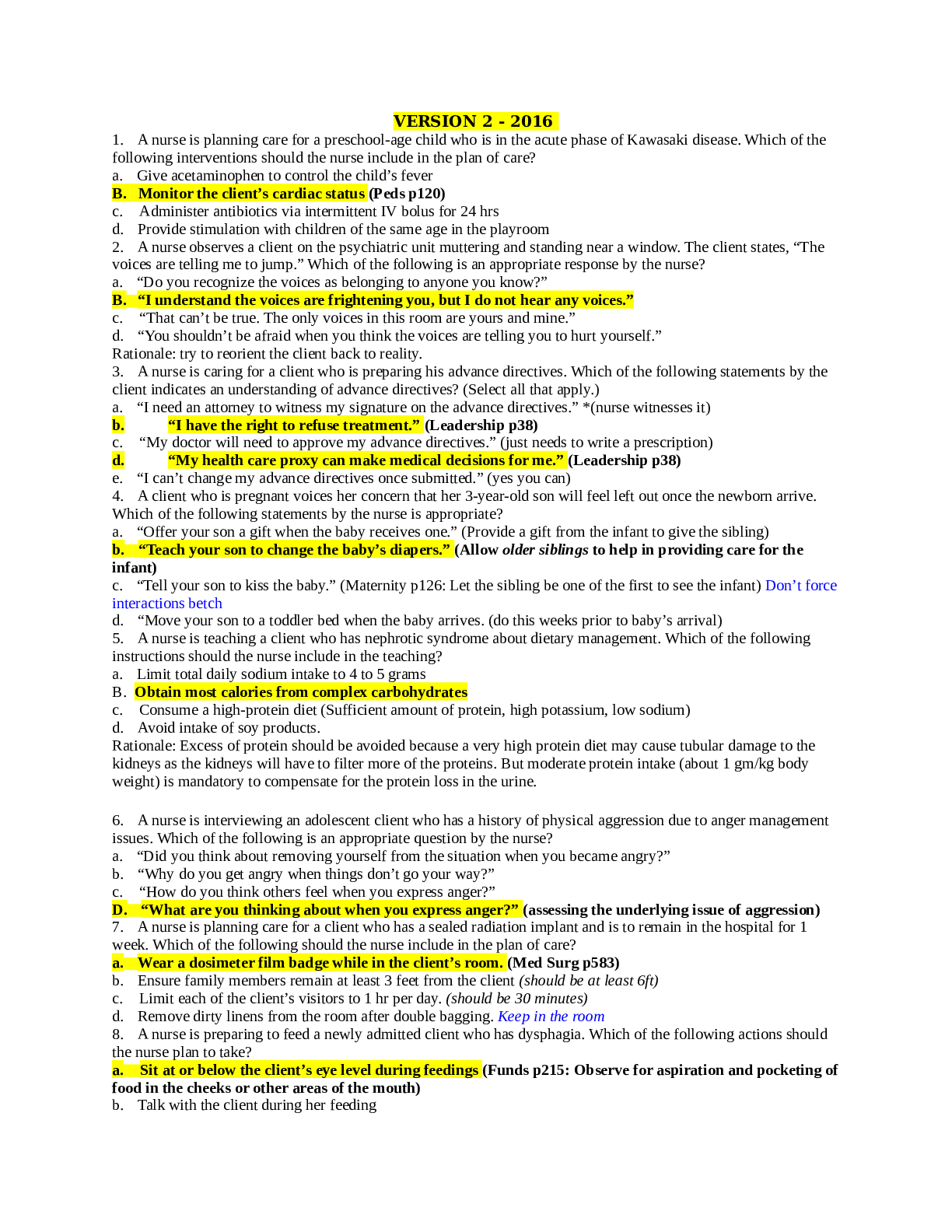 Preview image of ATI COMPREHENSIVE 2016 document