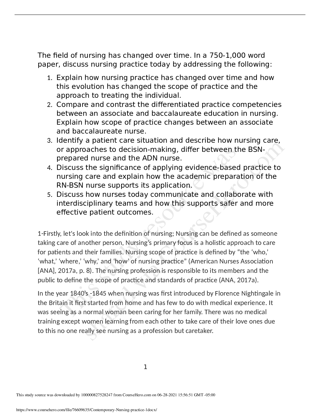 Preview image for NURSING NRS 434VN