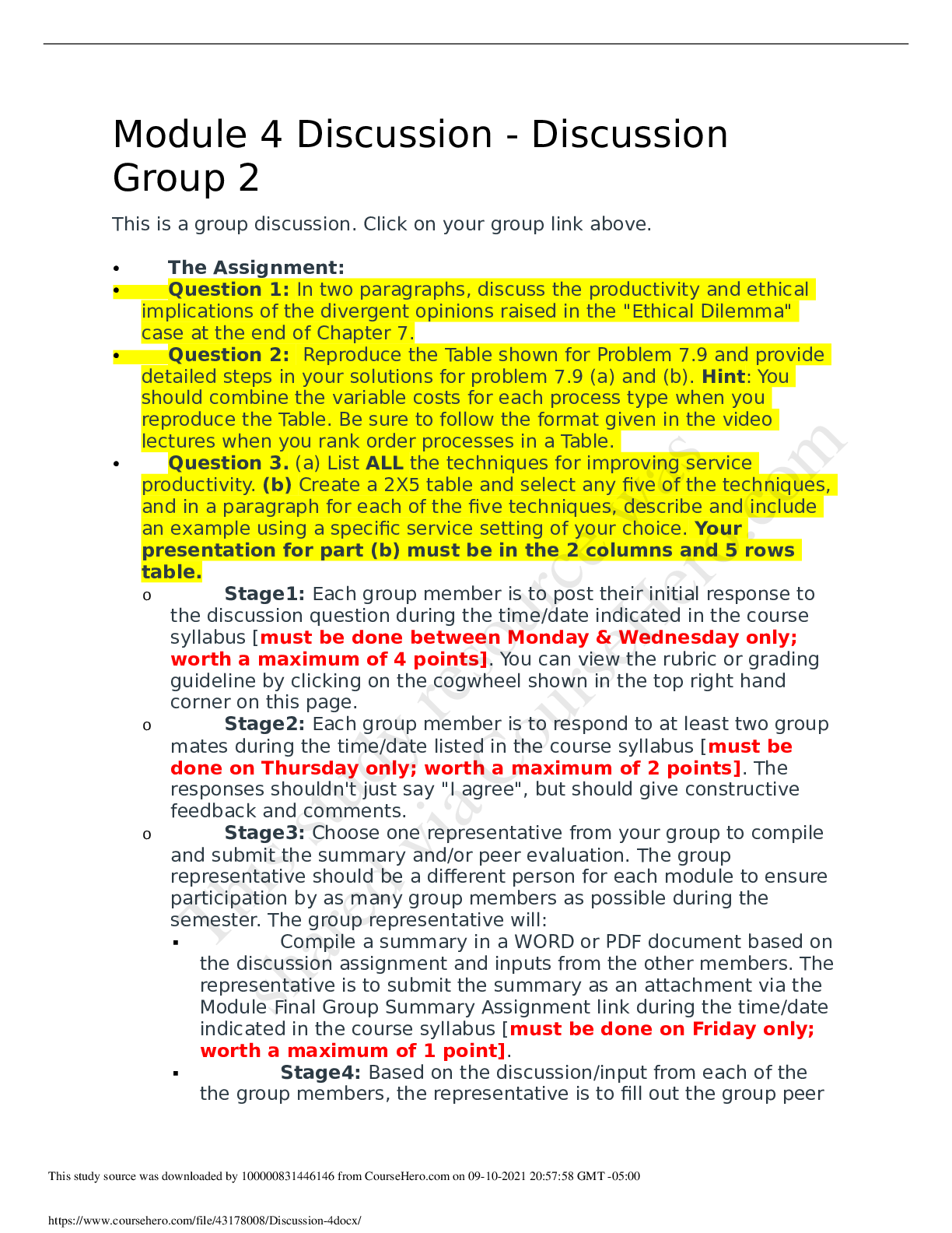Preview image of Module 4 Discussion - Discussion Group 2 document