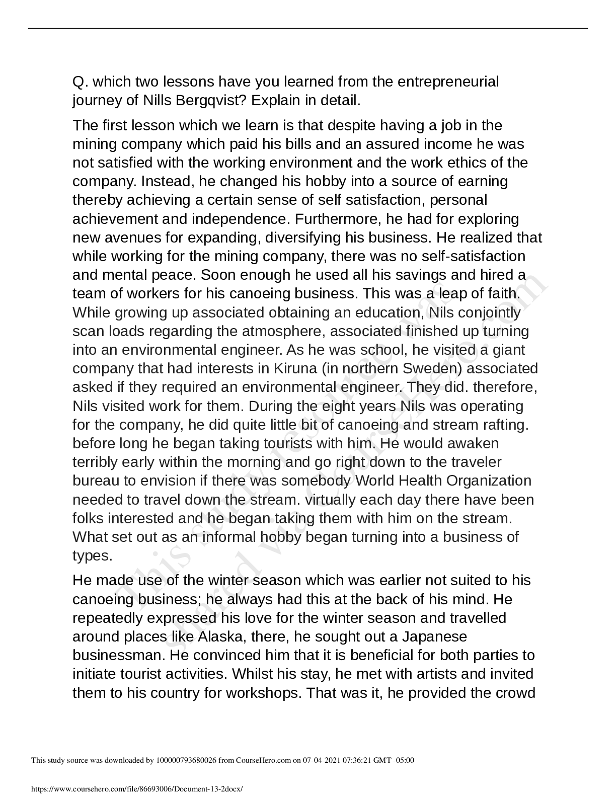 Preview of Beaconhouse School System ENGLISH 101 Document 13-2