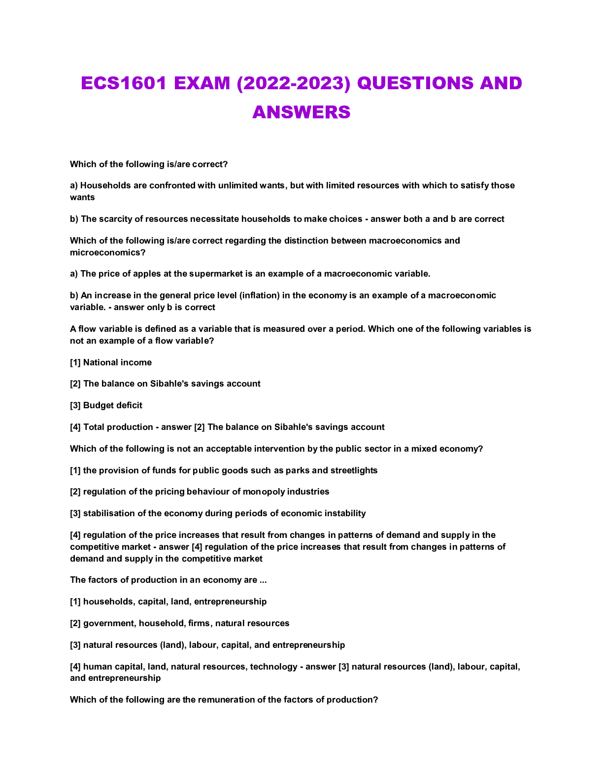 ECS1601 EXAM (2022-2023) QUESTIONS AND ANSWERS – Scholarfriends ...