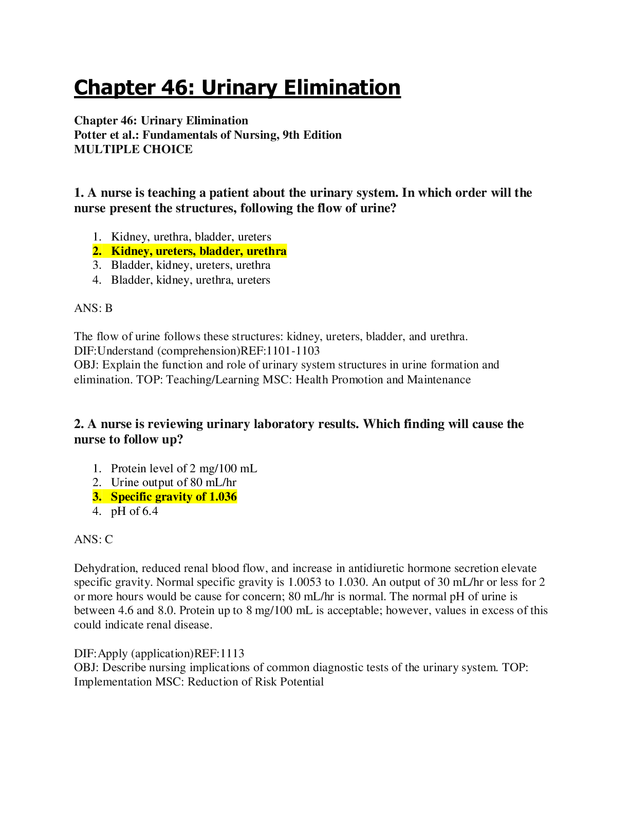 Preview image of NURSING RNSG 1205 EXAM 2 FOUNDATIONS GUIDE(2021/2022) document