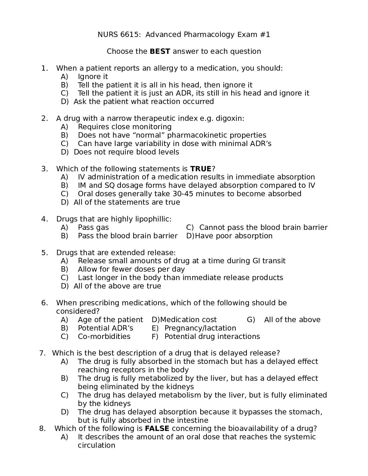 Preview image of FDU Exam1-Online.doc document