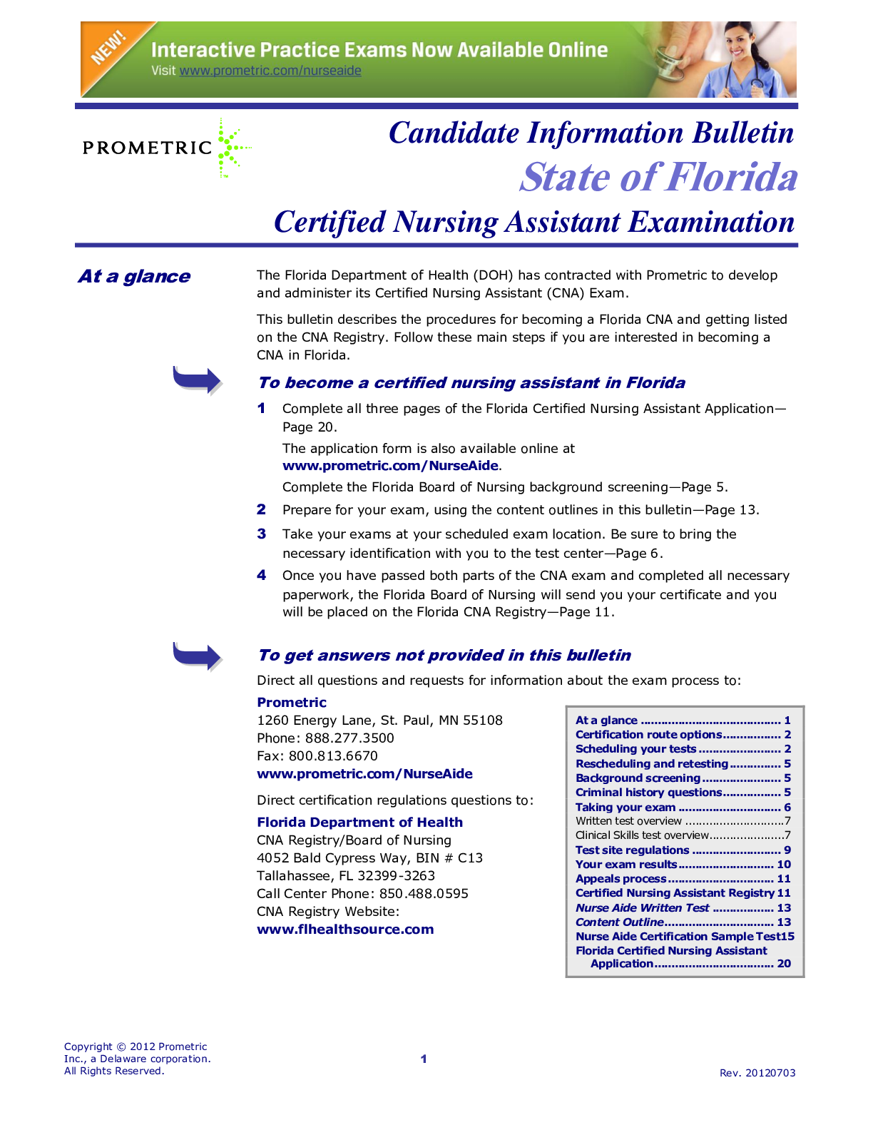 Preview image for NUR MISC Certified Nursing Assistant Examination