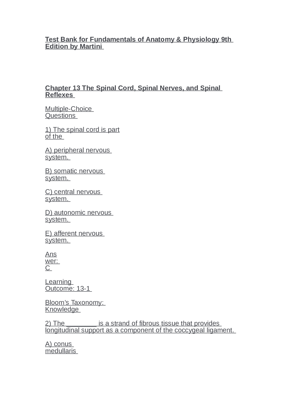 Preview image for Fundamentals-of-Anatomy-and-Physiology-9th-Edition-Test-Bank-by-Martini.