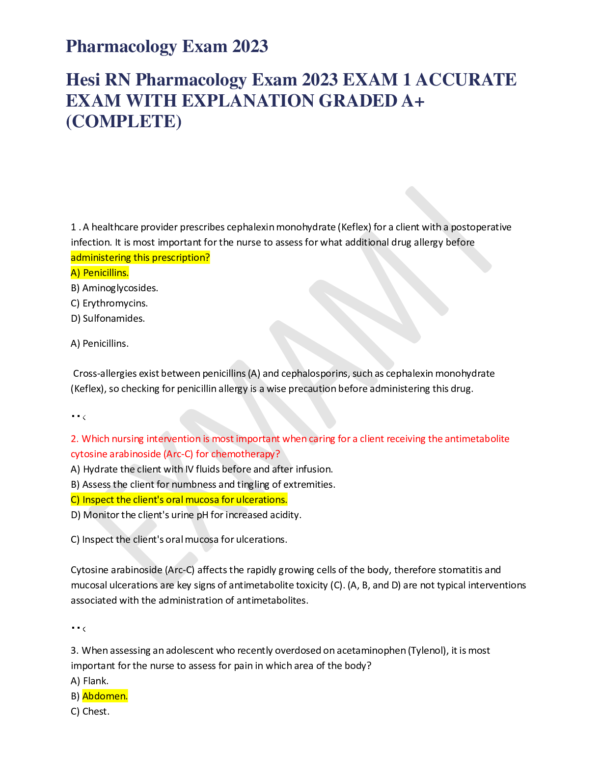 Ace Your Gi Exam: Pharmacology 4.0 Secrets - bru1631