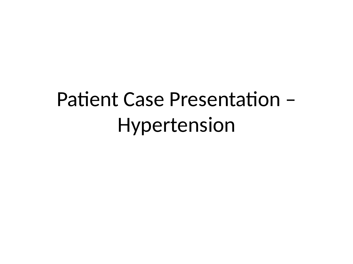 Preview image of Patient Case Presentation – Hepatitis C document