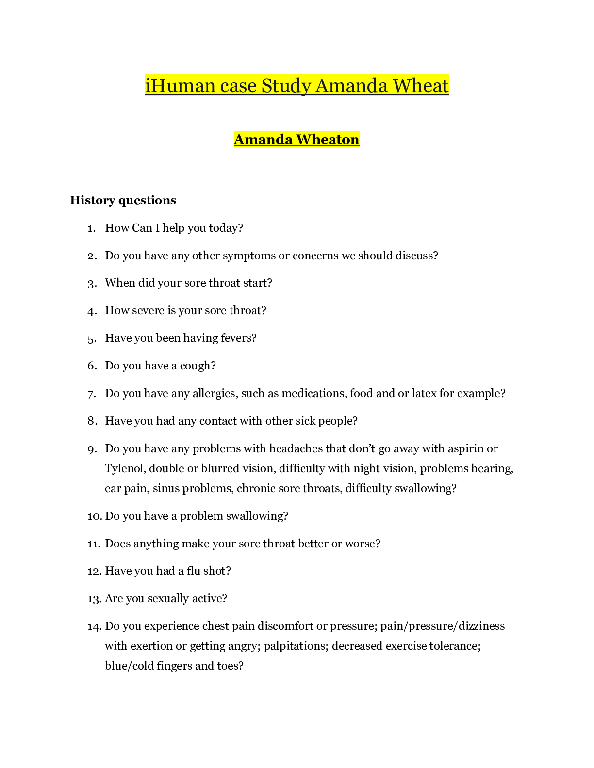 Preview image for iHuman case Study Amanda Wheat/Top Score