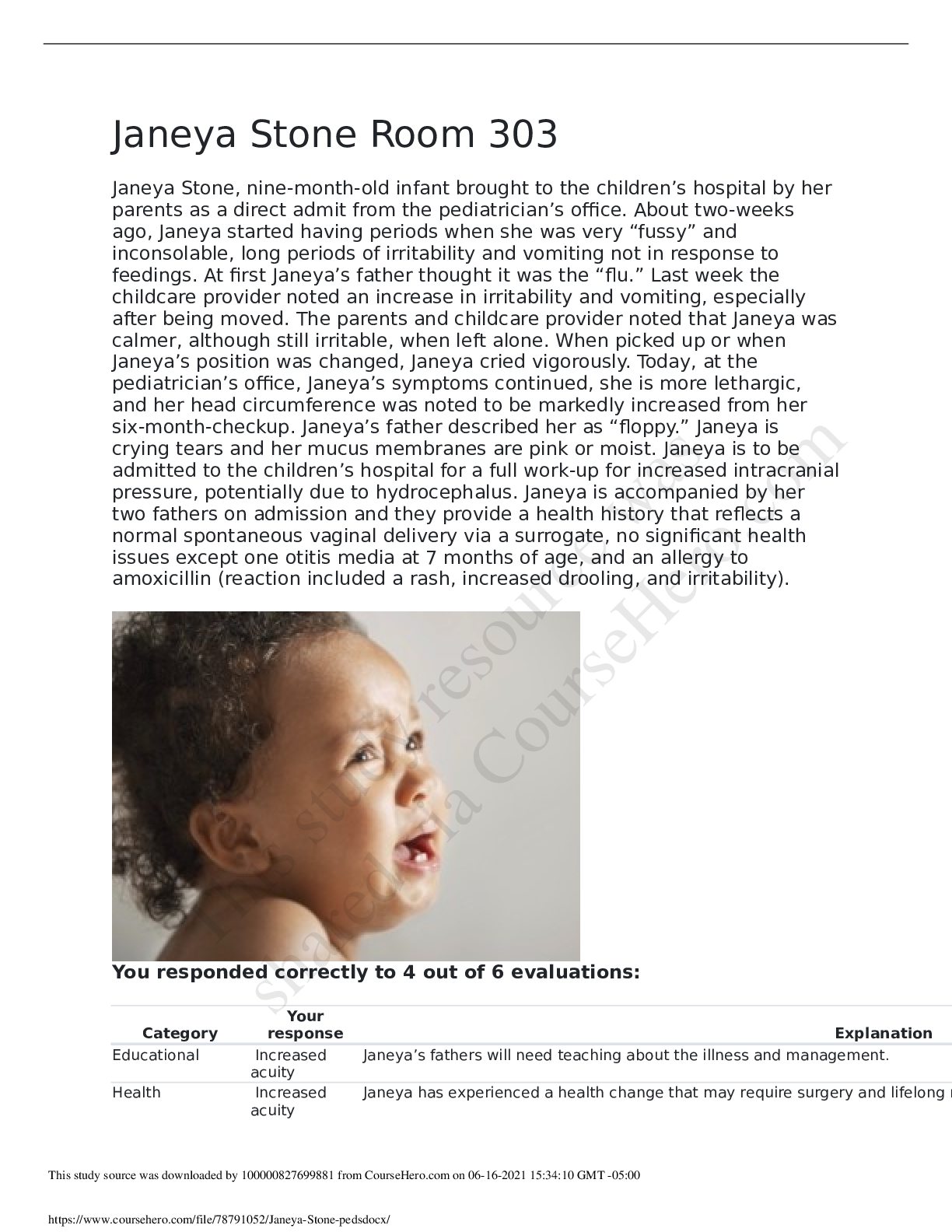 Preview image of Janeya Stone Room 303 document