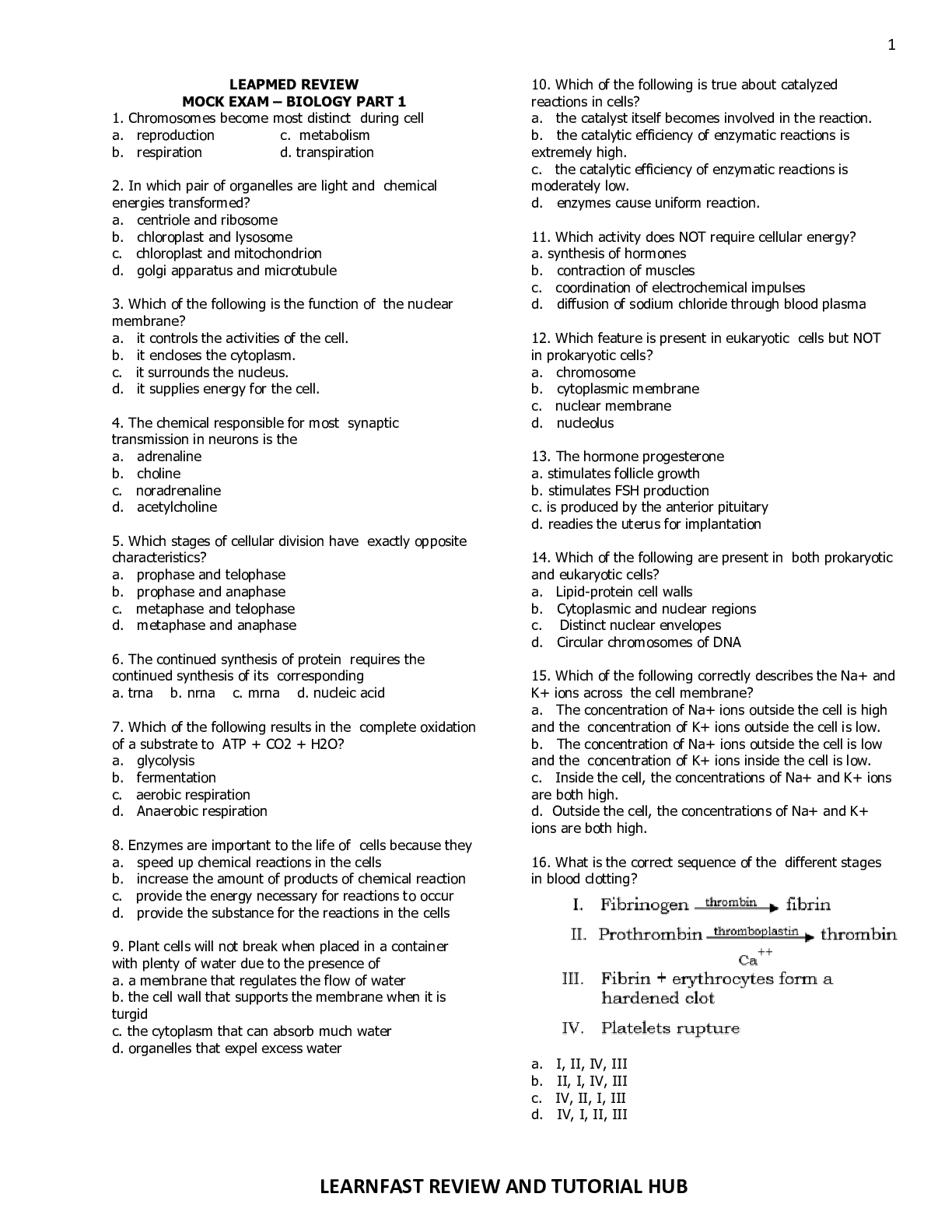 Preview image for LEAPMED_MOCK_EXAM_COMPILED||EXAM REVIEW|| 100% CORRECT