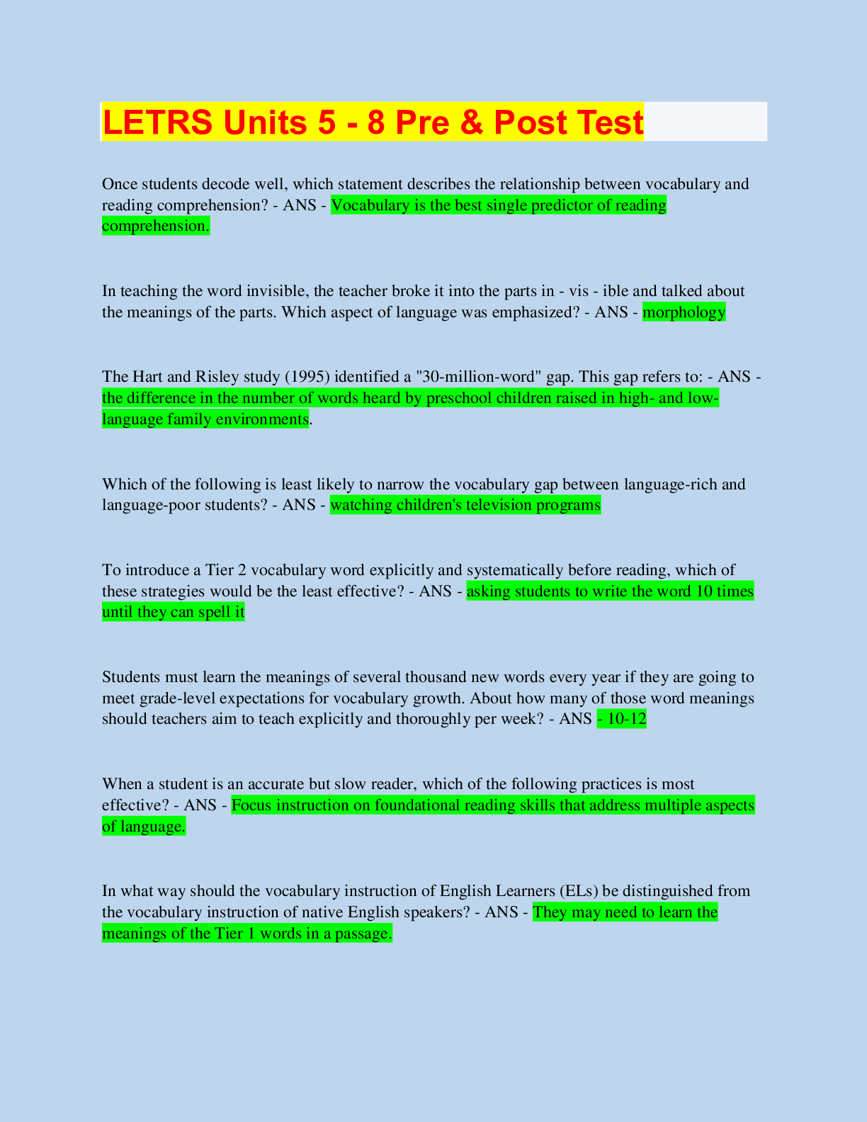 Bundled Study Resources - Scholarfriends