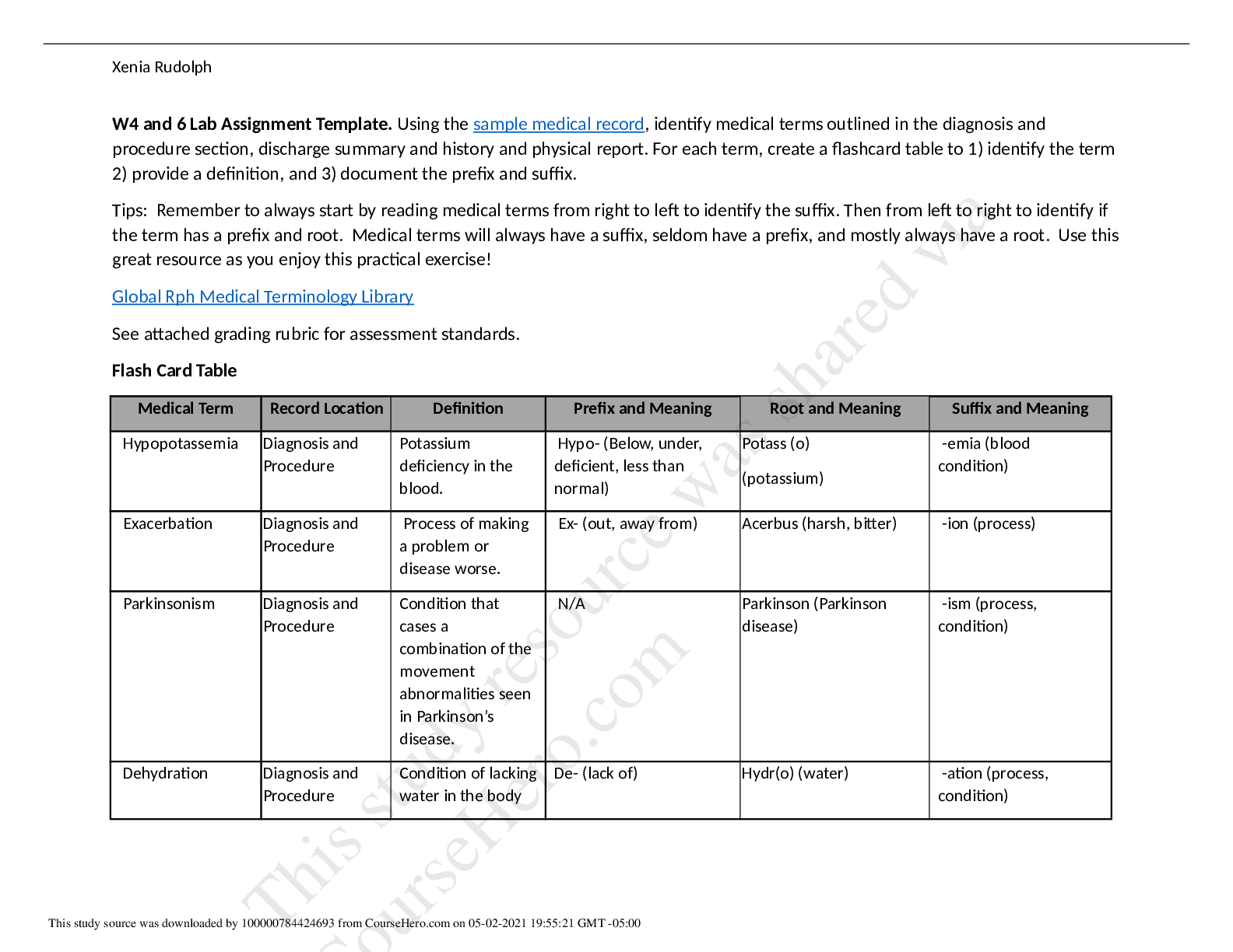 Preview image of American Public UniversityHIMA 100Lab 4 Assignment document