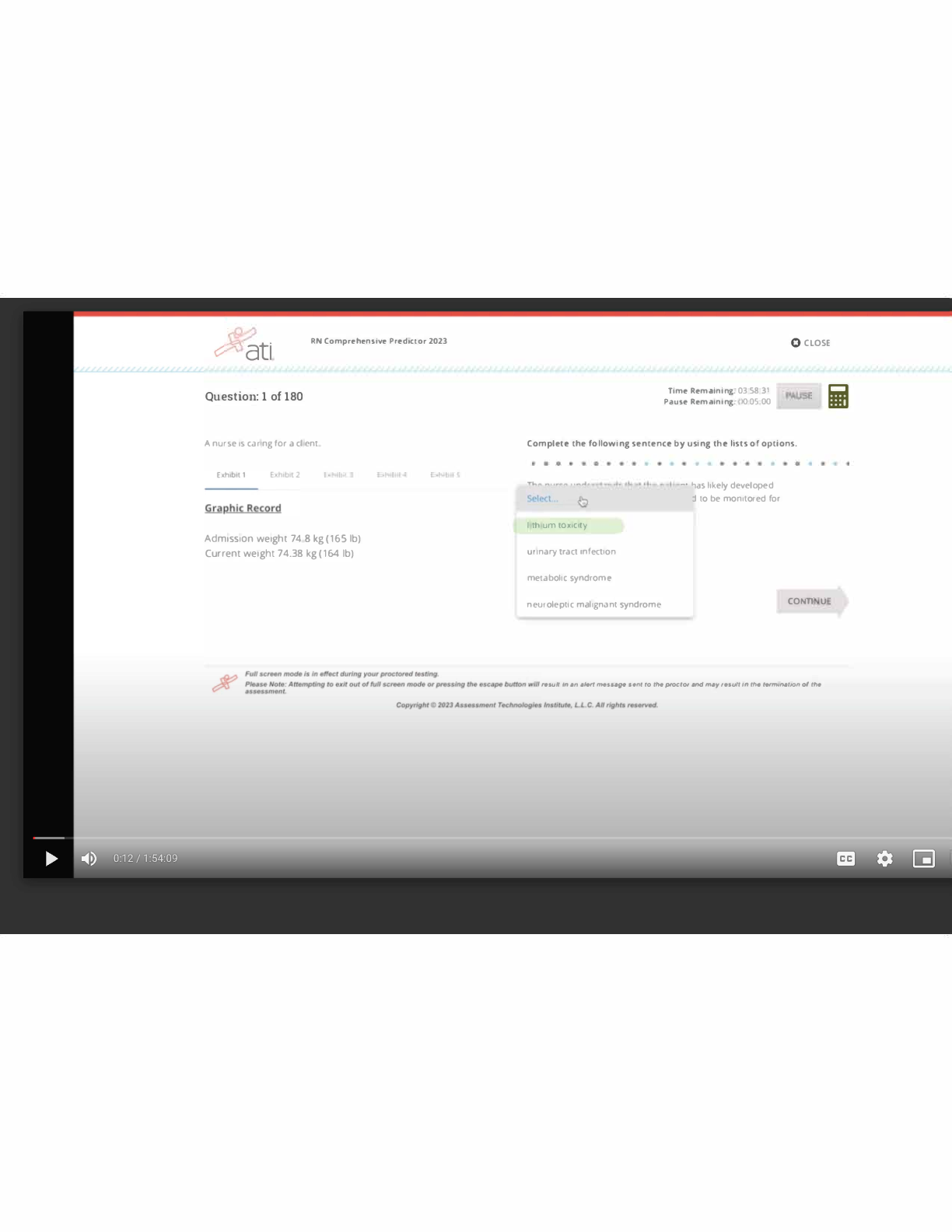 Preview of Detailed ATI RN Comprehensive Predictor 2023 (  Version) Exit Exam with NGN 180 Questions