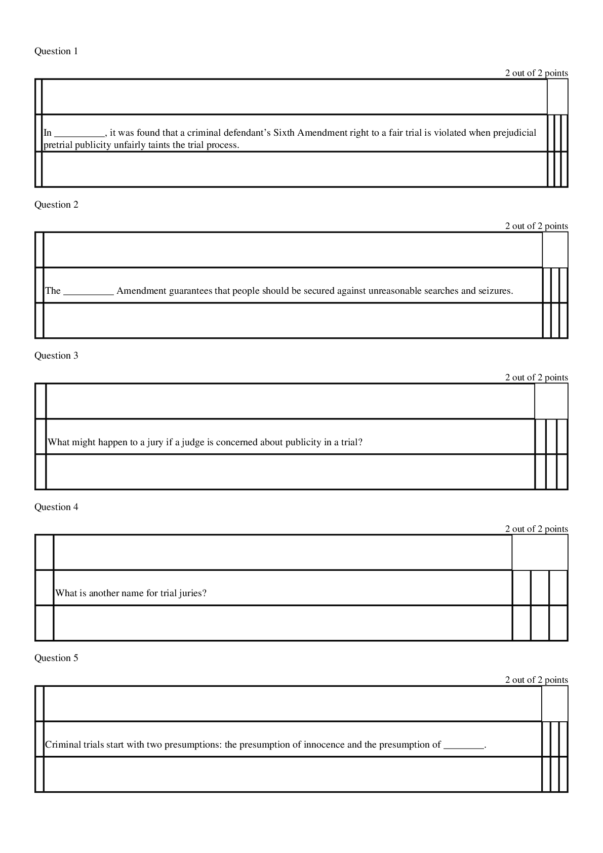 Preview image of [Solved] Liberty University CJUS330 Test 4 document