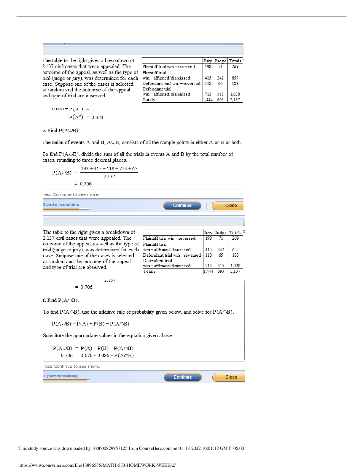 Recommended document preview for MATH 533 Week 2 Quiz – Solutions | Highly RATED paper | 100% Guaranteed pass