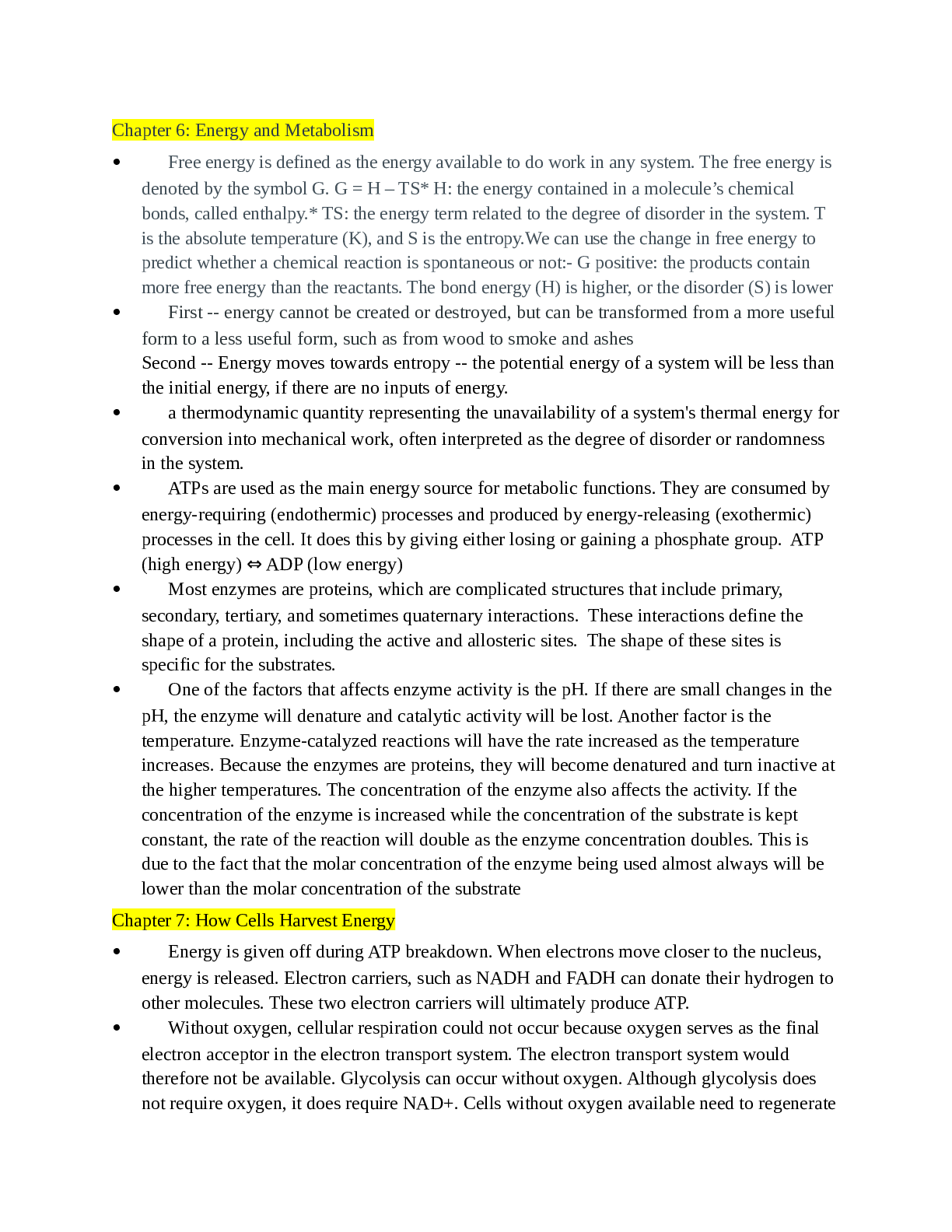Recommended document preview for Florida International UniversityBSC 2010MIDTERM STUDY GUIDE