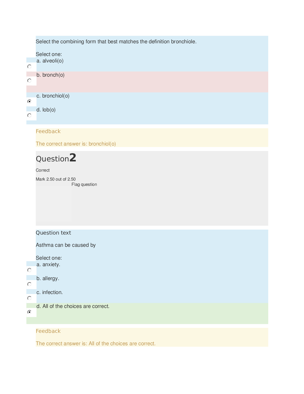 Preview of Straighterline MED 101 MIDTERM TOPICS 1-7 QUIZBANK Questions and Answers Frequently tested