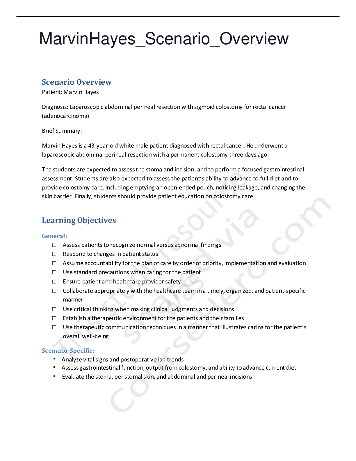 Preview image of MarvinHayes_Scenario_Overview.,WELL EXPLAINED document