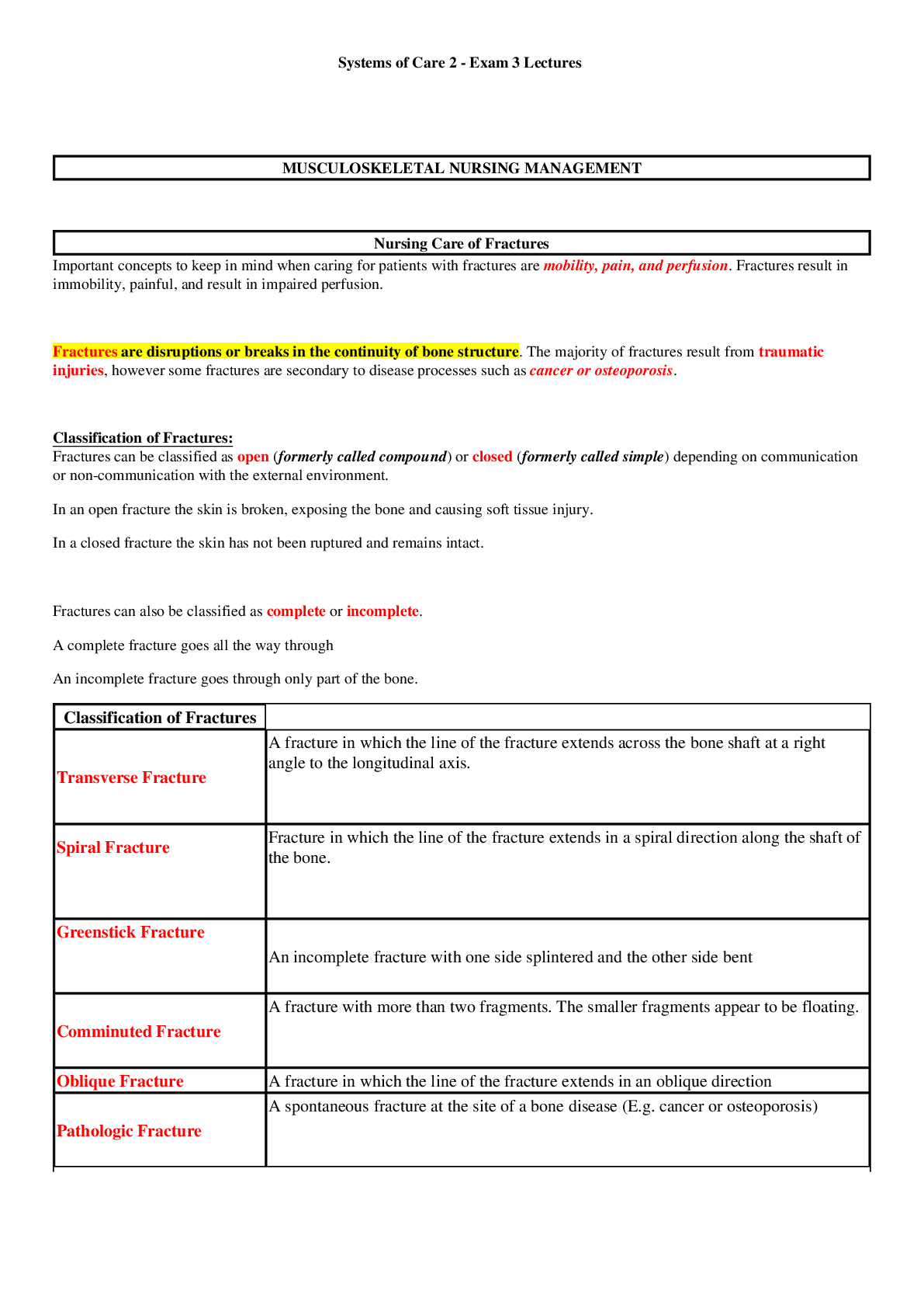 Preview image of NUR 3738 Exam 3 Master Study Guide. Latest 2020/2021 document