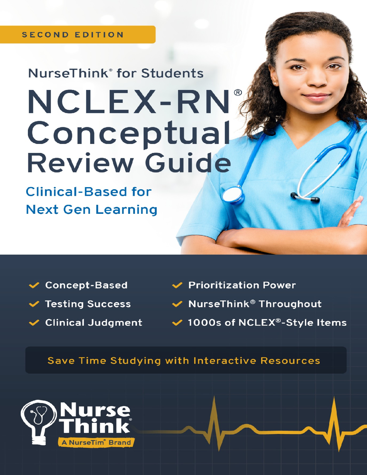 Preview of eBook PDF NurseThink® for Students NCLEX-RN® Conceptual Review Guide 2nd Edition By Judith