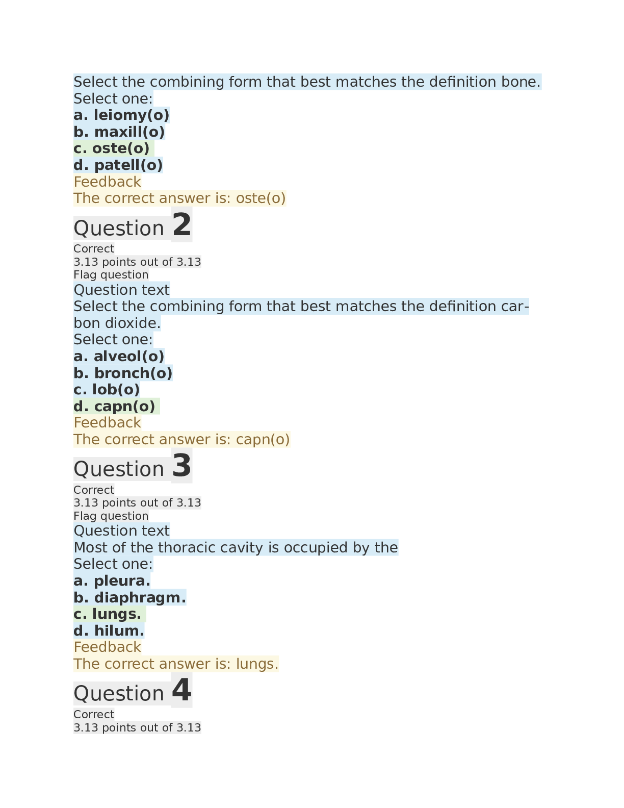 Preview image of MED 101 MEDTERM Exam 2 document