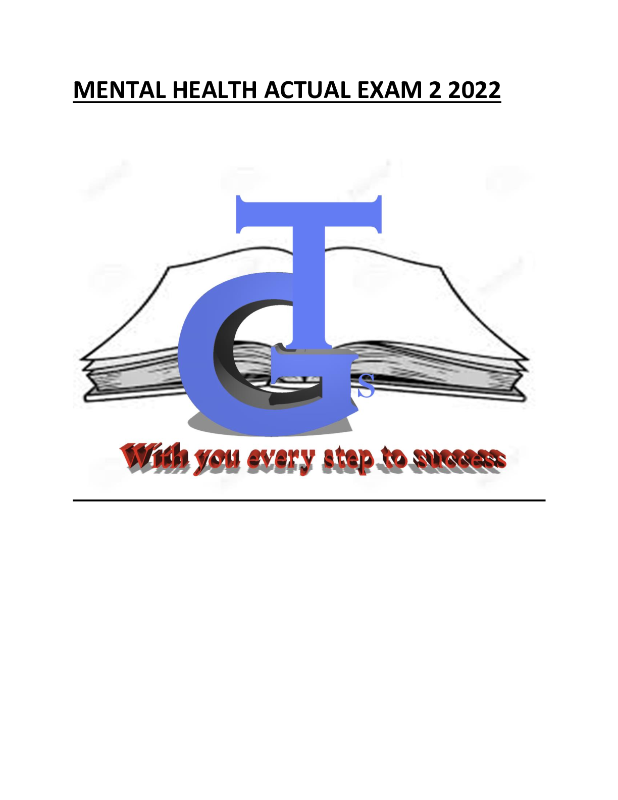 Preview image for MENTAL HEALTH ACTUAL EXAM 2 2022
