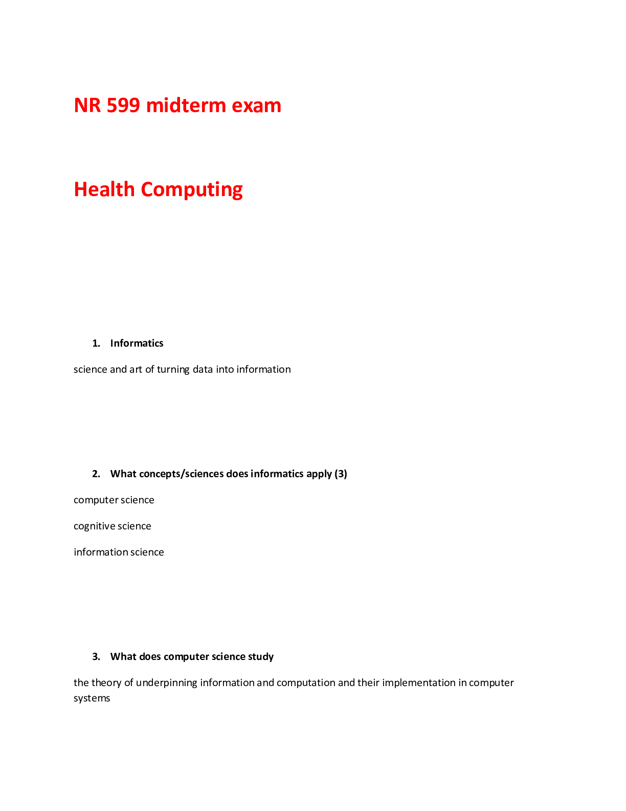 Preview image for NR 599 Midterm Exam 2 | Verified 100/100 Q&A