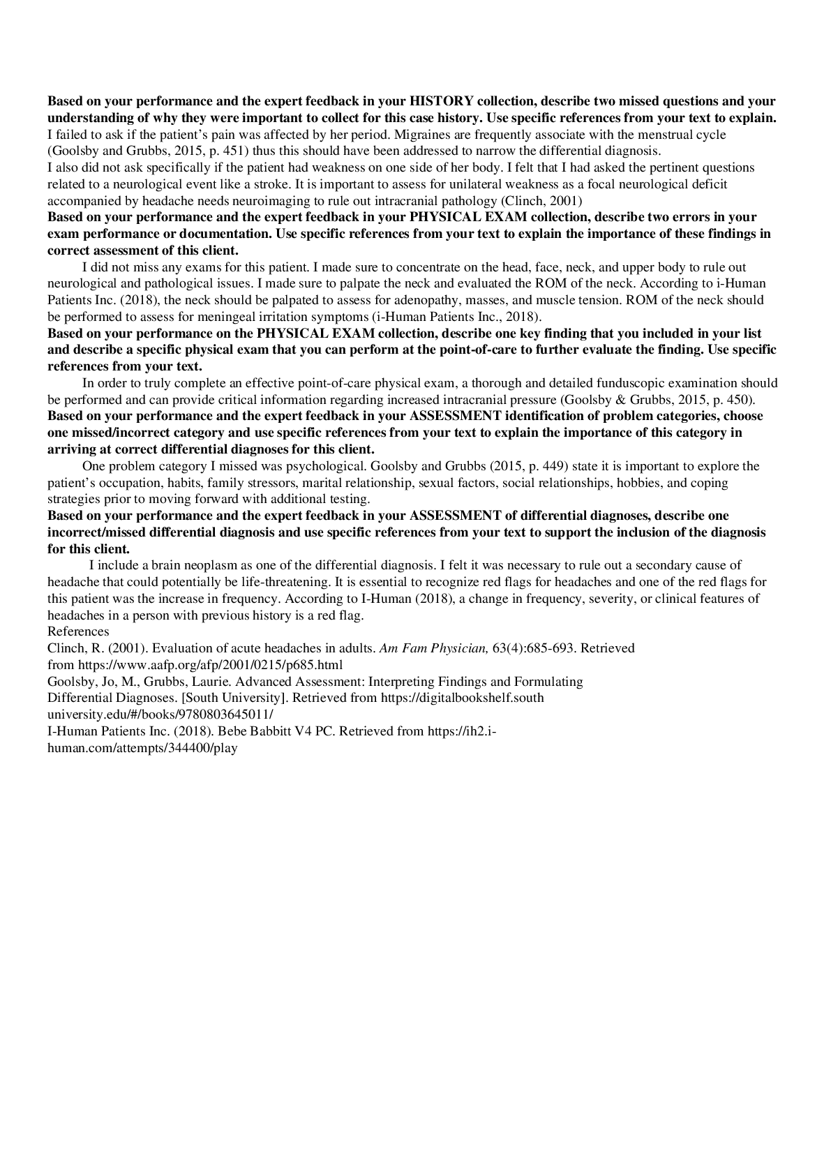 Preview image of NSG 6020 Week 10 discussion document