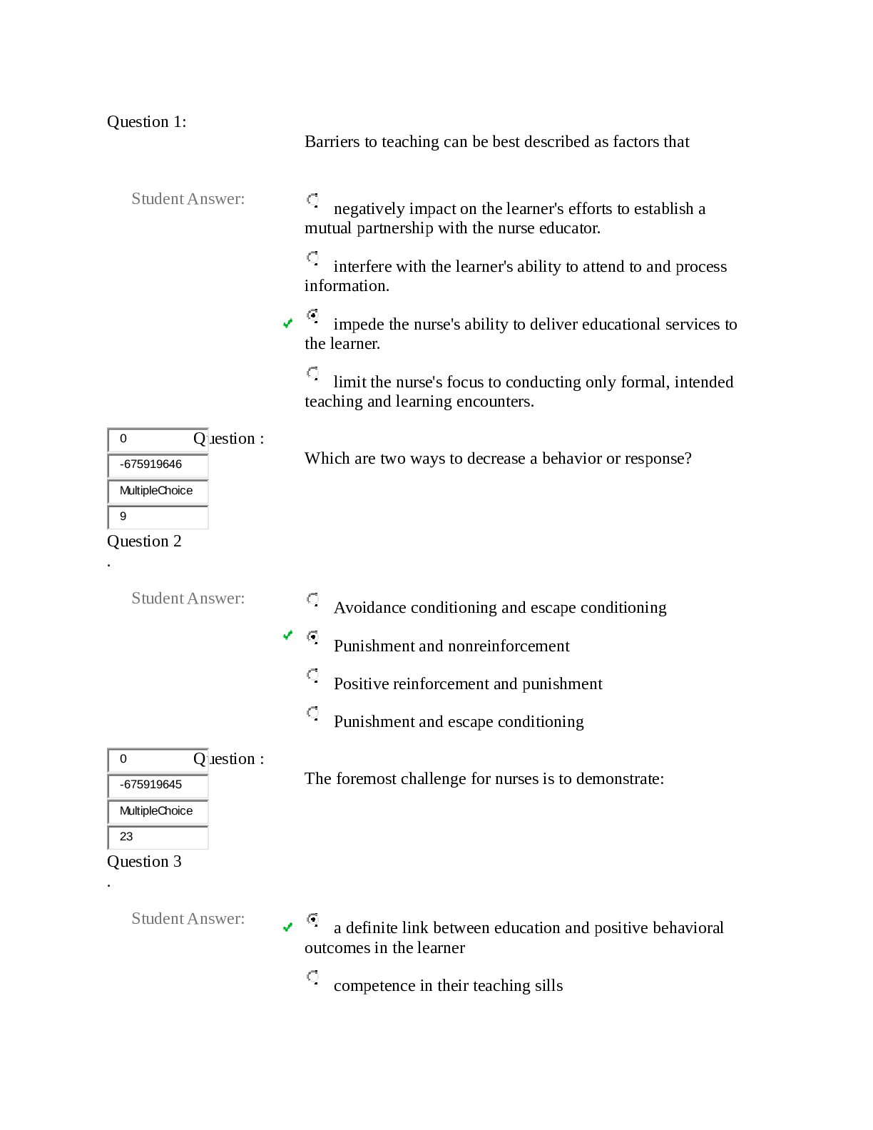 Preview of South University - NSG 4028/ NSG4028 Quizzes, Answers Correct (Verified) Latest Quizzes Co