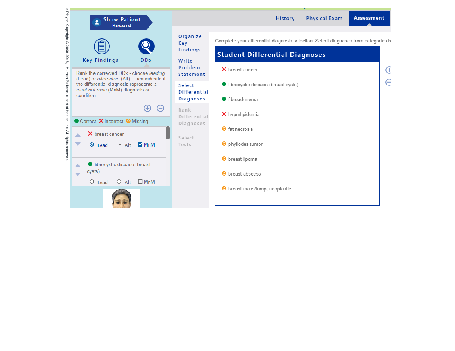 Preview image of NSG 6020 iHuman Breast Differentials document