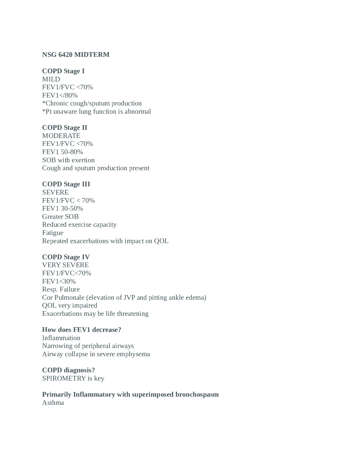 Preview image of NSG 6420 MIDTERM document